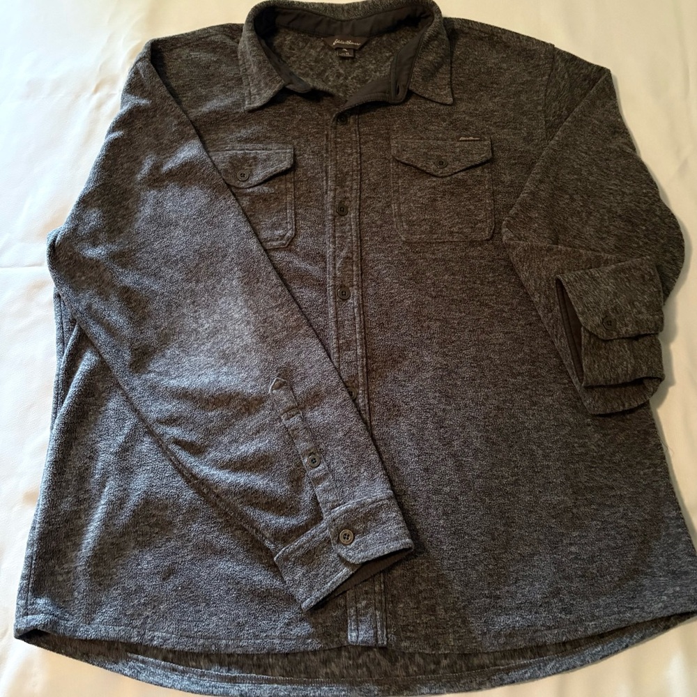 Gray Eddie Bauer XL men soft shirt